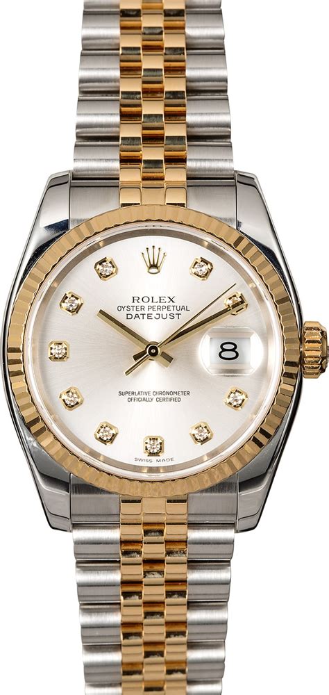 rolex diamonds two tone|rolex two tone price.